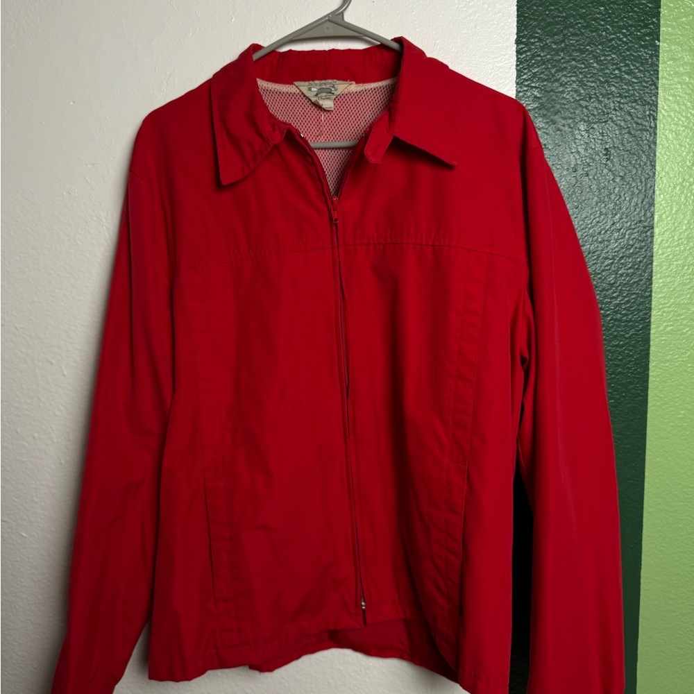 Red Women's Jacket JCPenney Vintage 80s Collection
